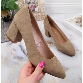 Pumps mocka beige Sergio Leone 1