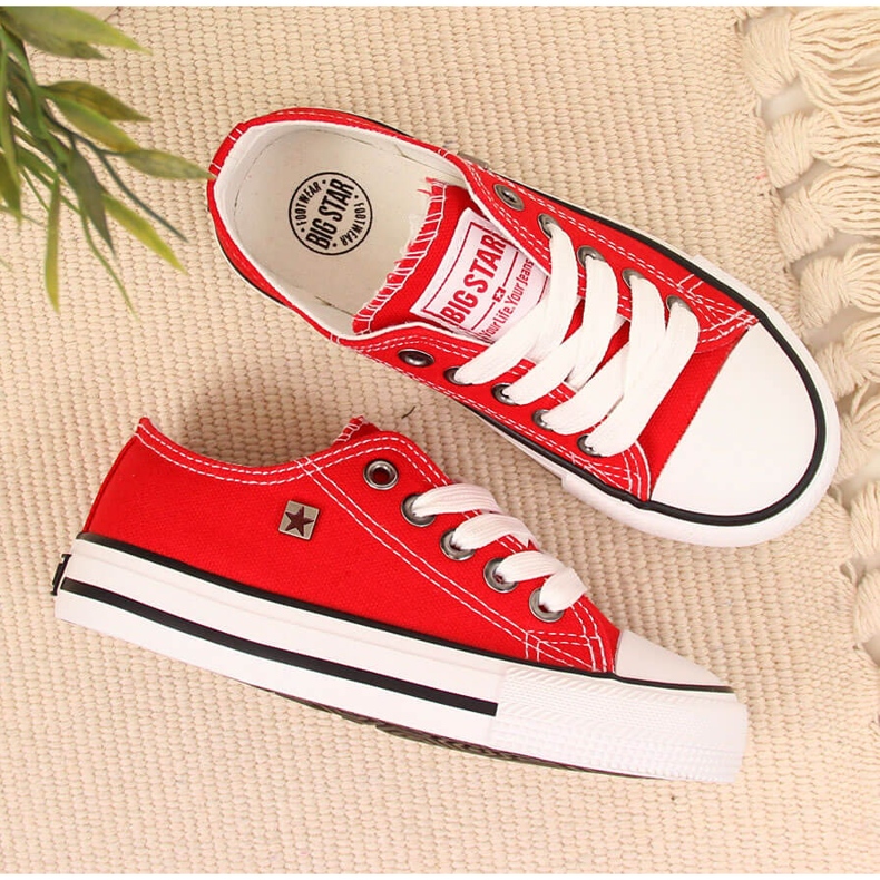 Red Big Star barnsneakers FF374201 röd 2