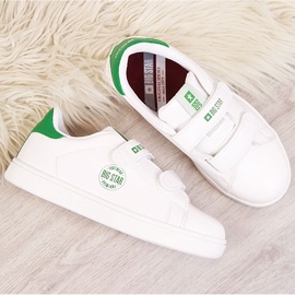 Eko läder kardborrband vita Big Star DD374029 sneakers 1