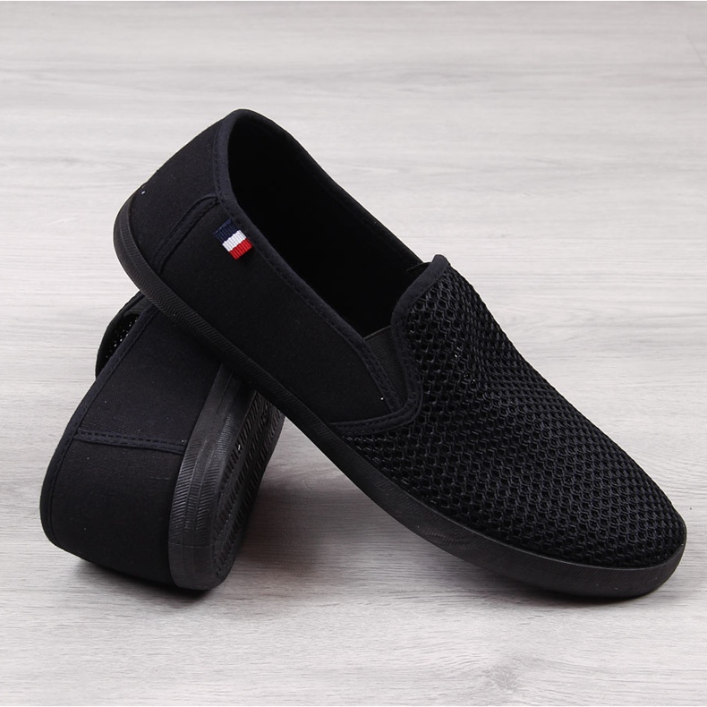 Atletico svarta sneakers för män 1