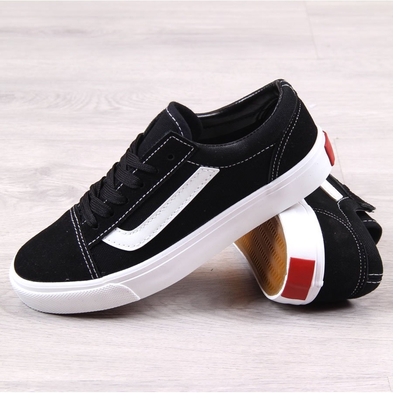 Svarta Atletico textilsneakers för barn 1