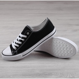 Svarta Atletico låga sneakers för män 1