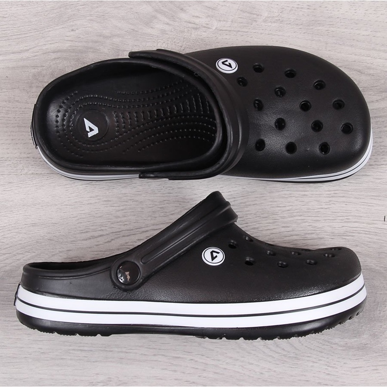 American Club svarta tofflor för barnpool 1