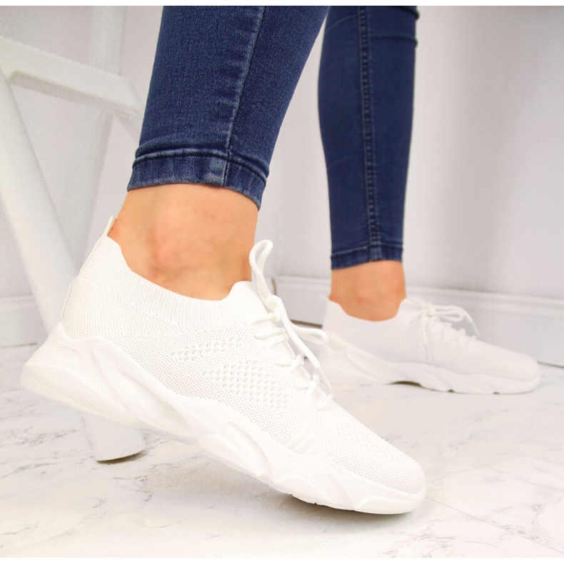 Vita Filippo damstrumpor sportskor 2