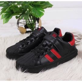 Svarta Big Star GG374022 kardborresportskor för barn 2