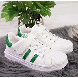 White Big Star GG374019 kardborresportskor för barn vit 2