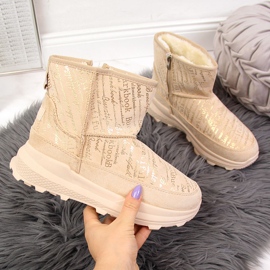 News Snöskor i beige mocka för kvinnor NYHETER 2