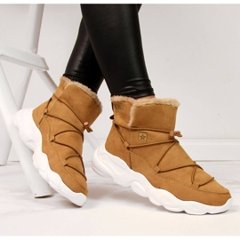 Snöskor för kvinnor kamel Big Star II274266 brun 1