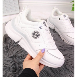 Damsportskor på den vita plattformen Big Star II274314 2