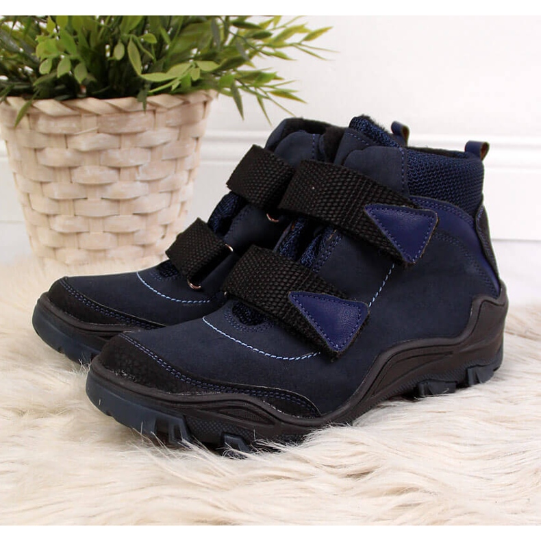 Pojkfångare med kardborre marinblå Kornecki 6394 2