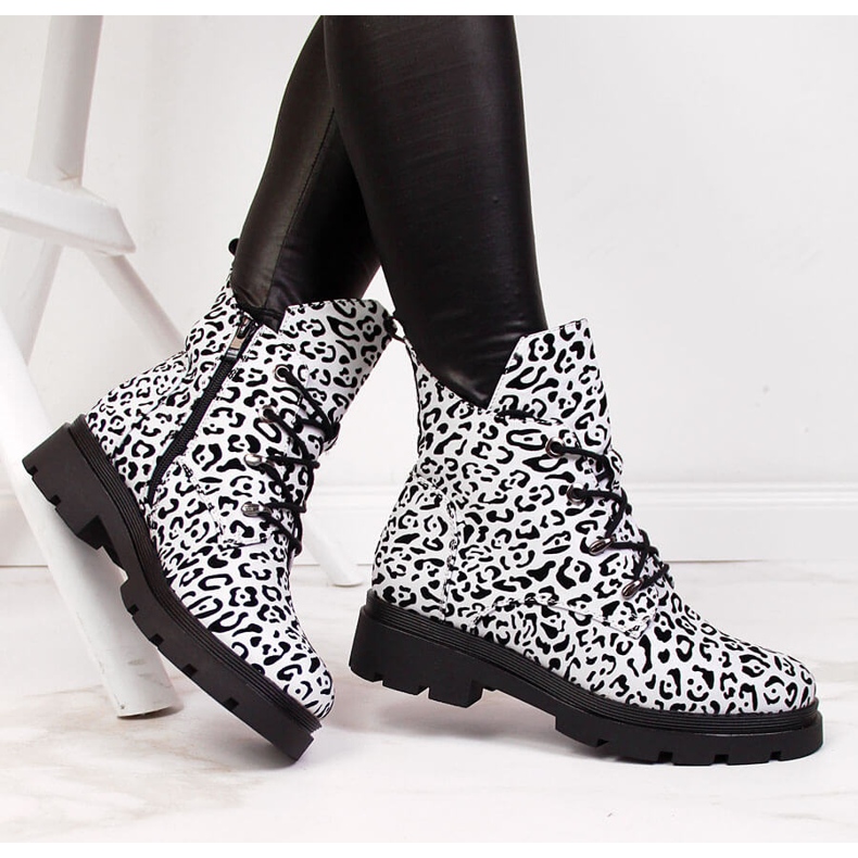 Vita Filippo-isolerade damstövlar 1