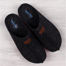 Herrtofflor filtsvarta tofflor Panto Fino II167010 1