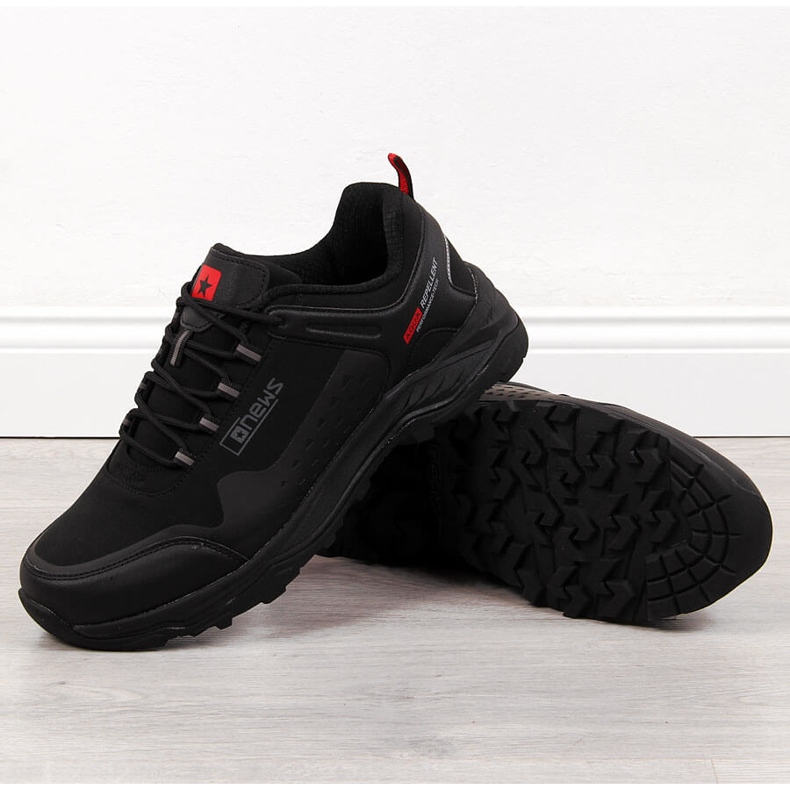 News Vandringsskor för män vattentäta svarta NYHETER 1