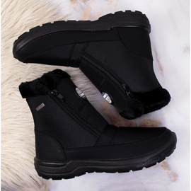 Damvattentäta isolerade snöstövlar svarta Galop 2