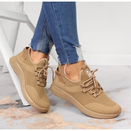 News Ljus beige mesh sportskor NYHETER 2