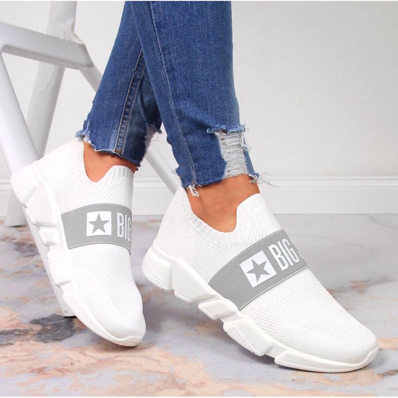 Ta på dig vita sportskor Big Star JJ274297 1