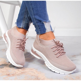 Damsportskor, strumpor, smutsrosa Potocki 1