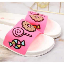 Atletico rosa pooltofflor för tjejer 1