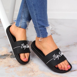 Svarta sporttofflor Big Star JJ274A300 1