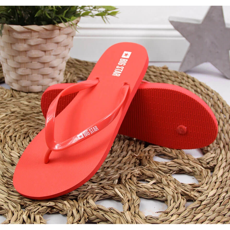 Red Big Star röda sportflipflops JJ274A384 1