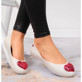 Damballerinor meliski med ett hjärta beige Zaxy JJ285045 1