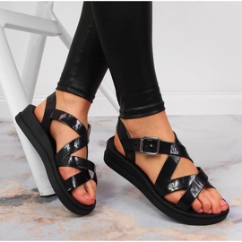 Svarta Zaxy doftande damsandaler JJ285093 1