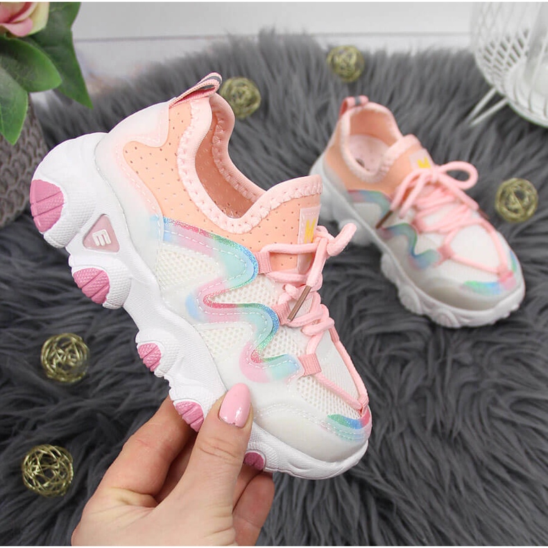 Vita Vinceza sportskor för flickor mångfärgad 1