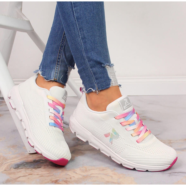 Vita Rieker 40404-80 sportskor för dam 1