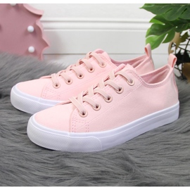 Atletico rosa gummisneakers 2