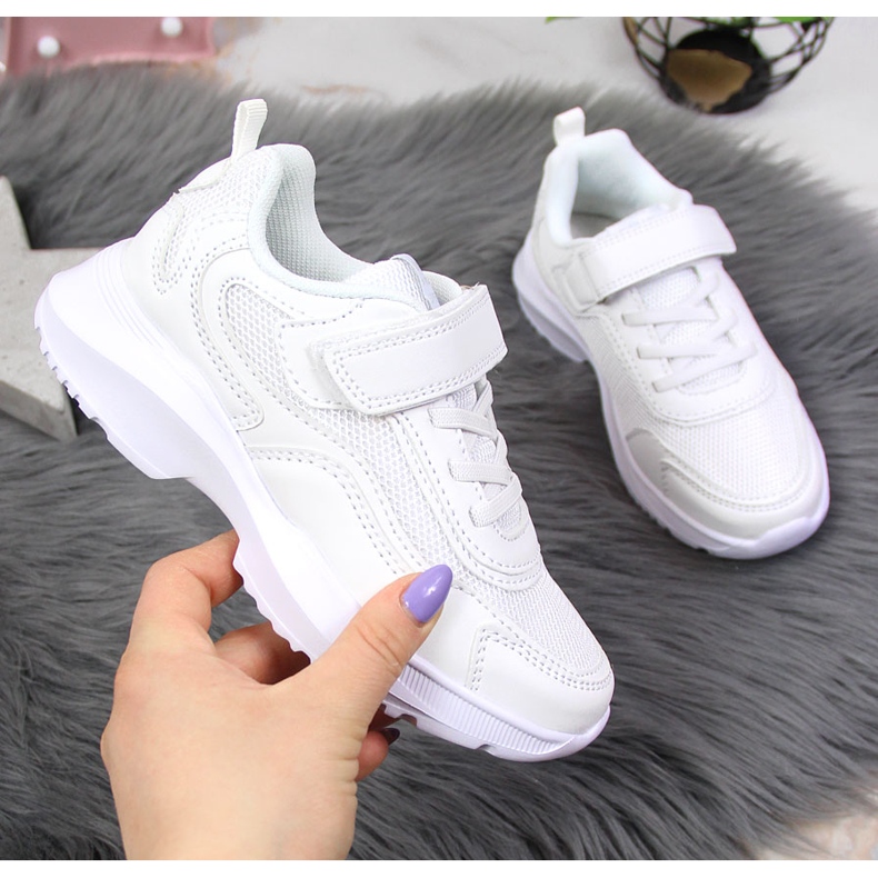 Vita American Club kardborreskor för barn 1