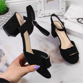 Svarta Sergio Leone sandaler på stolpen 1