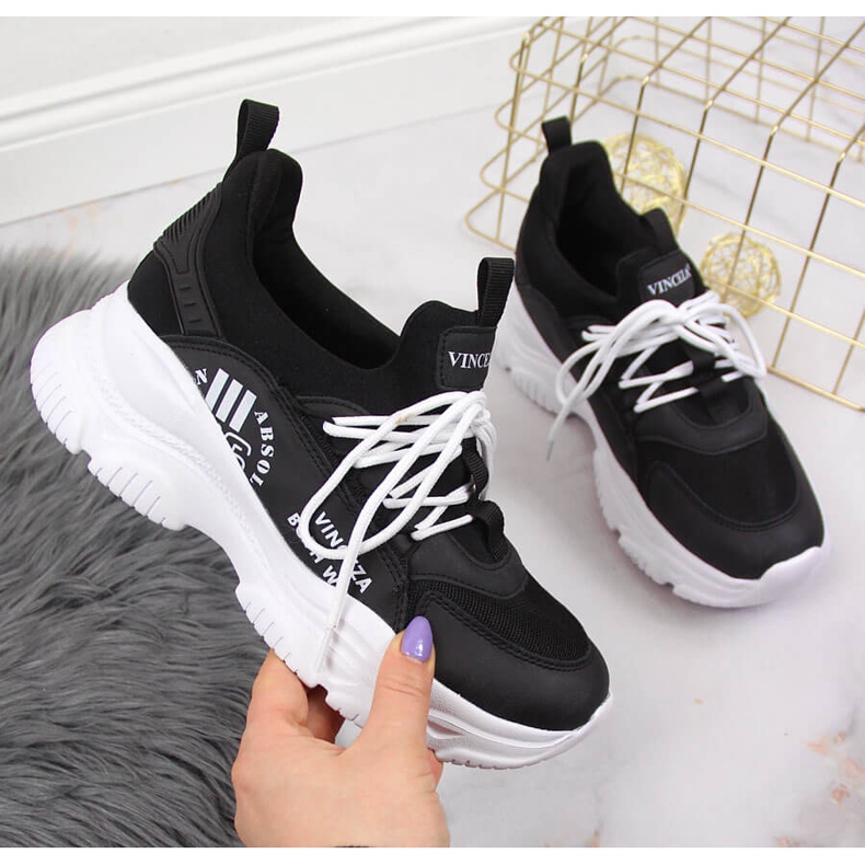Svarta Vinceza sportskor för kvinnor 1