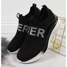 Damsportskor slip on svart Vinceza 2