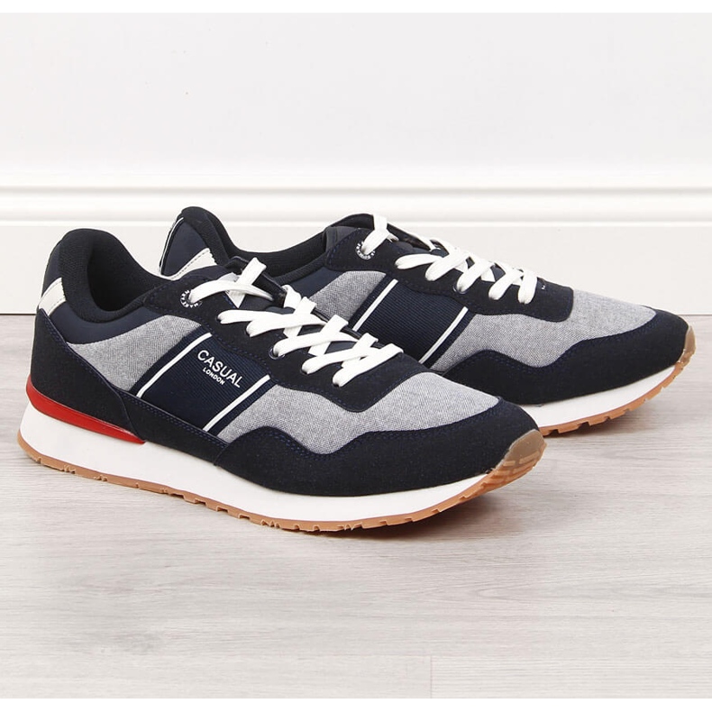 Mckeylor casual sportskor för män svart grå 1