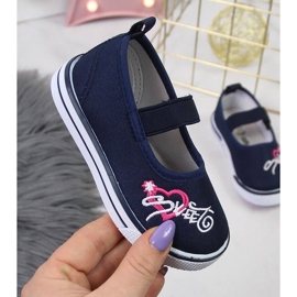 Ballerinor för tjejer med resår Atletico marinblå 1