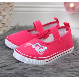 Flickballerinor med resår i rosa Atletico 2