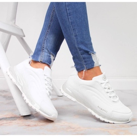 Vita Bugatti JJ253094 sportskor för kvinnor 1