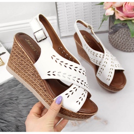 Vita damsandaler Jezzi 1