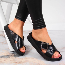 Damtofflor meliski svart Zaxy JJ285055 1