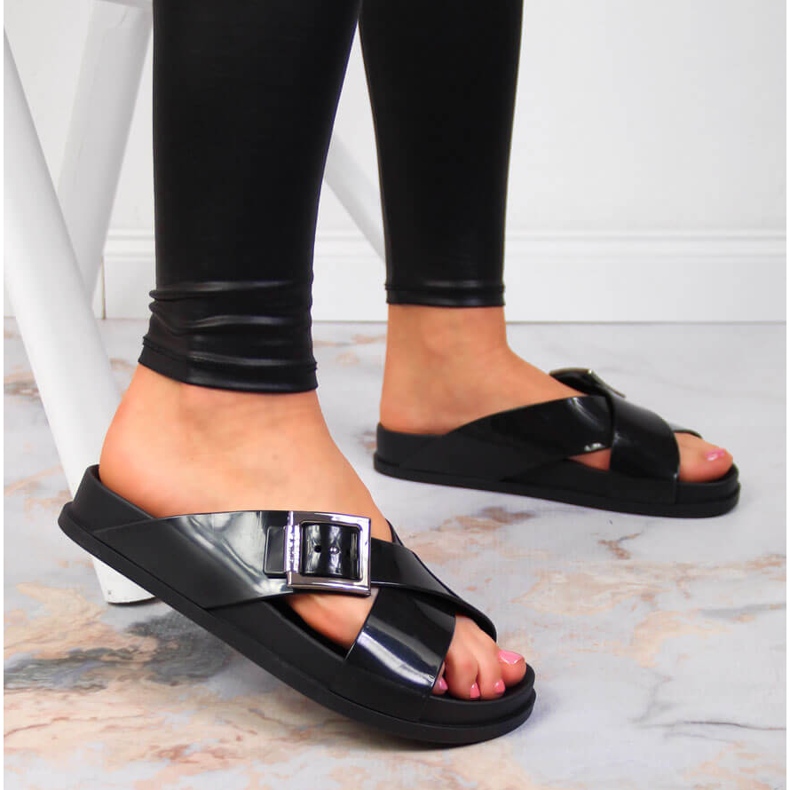 Damtofflor meliski svart Zaxy JJ285055 2