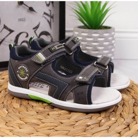 American Club grå kardborresandaler för pojkar 2