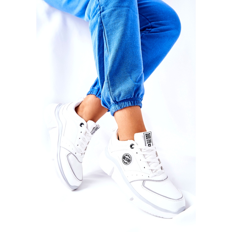 Sportskor på Big Star II274314 Plattform Vit 3