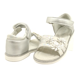 Evento Flickasandaler med blommor 22Z23-4792 Silver 5