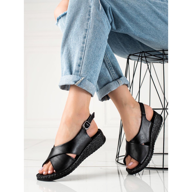 W. Potocki Lätta Potockisandaler svart 1