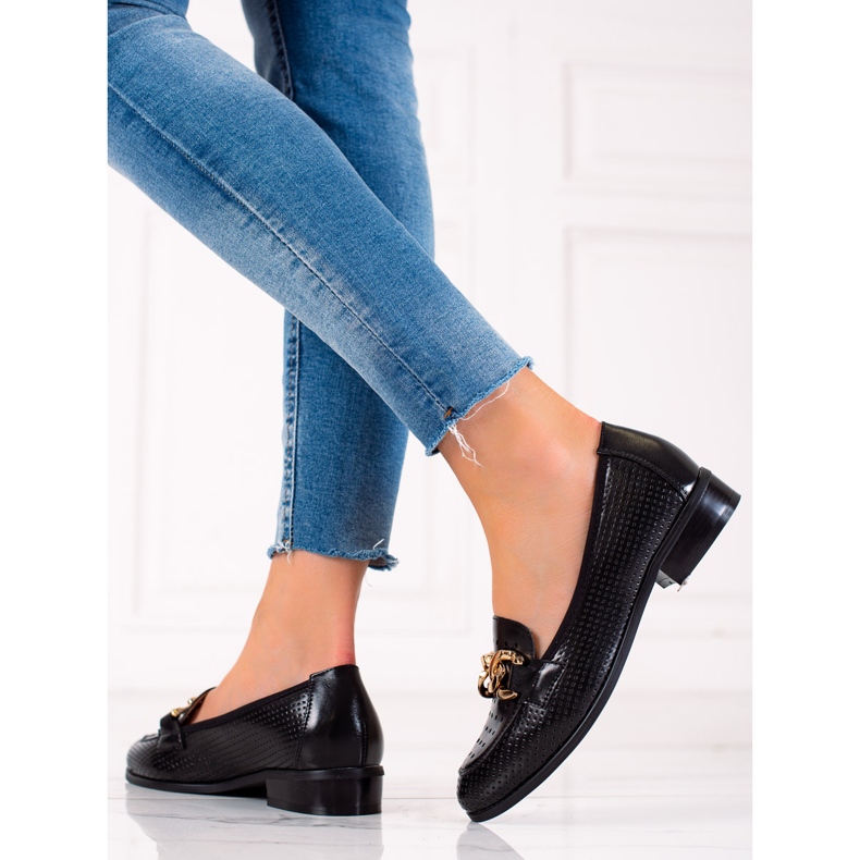 W. Potocki Eleganta Potocki loafers svart 1