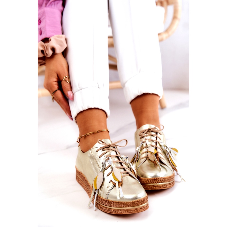 Maciejka 04550-25 Gyllene läderskor 5