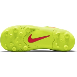 Nike Mercurial Vapor 14 Club Mg Jr CV0833-760 fotbollsskor gula färger 5