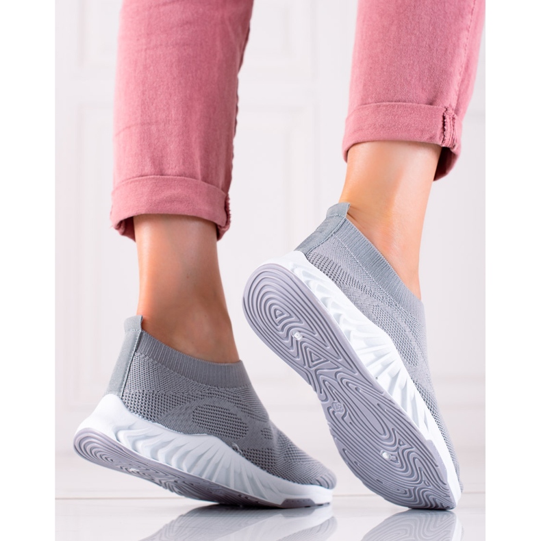 J. Star Trendiga grå sneakers 1