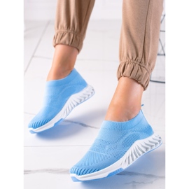 J. Star Trendiga blå sneakers 1