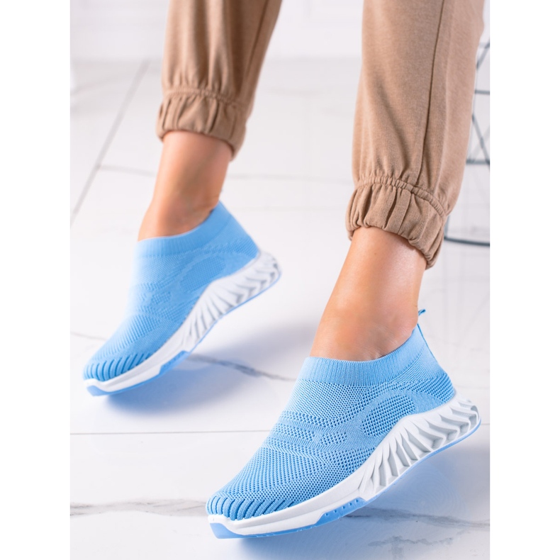 J. Star Trendiga blå sneakers 1